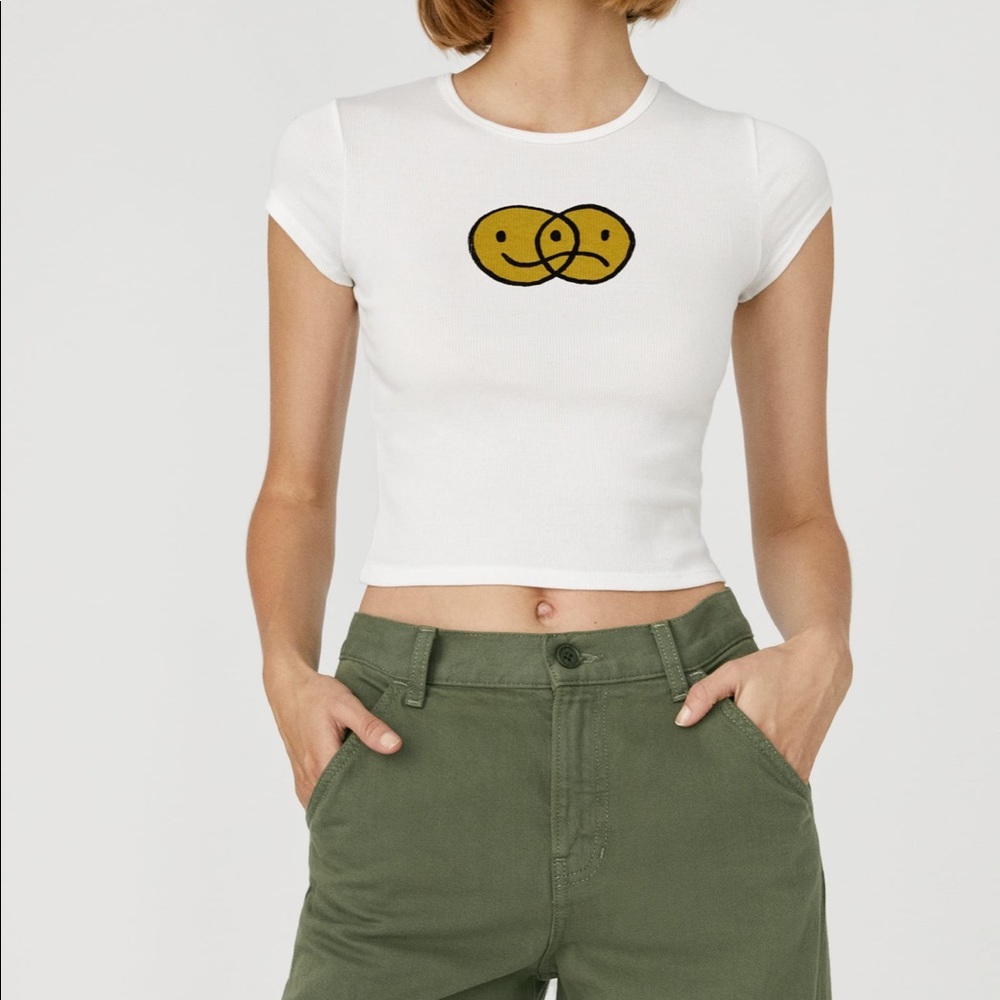 Reformation Mixed Emotions Baby Tee NWT